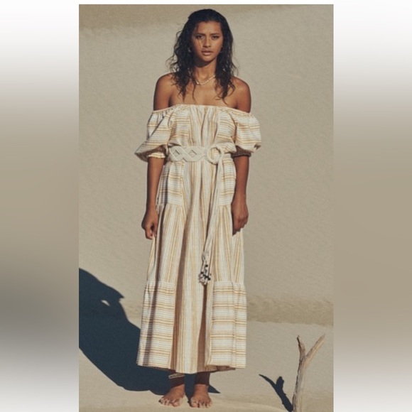 Spell & The Gypsy size S Lady palm gown in toffee - Picture 1 of 10